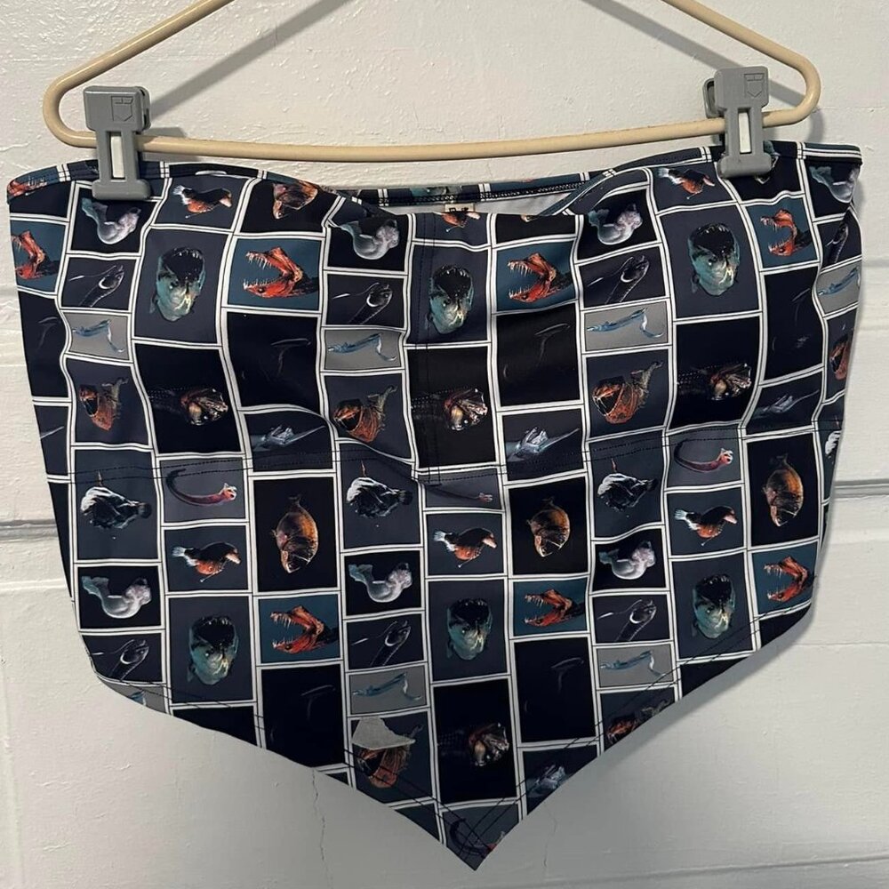 NEVER WORN Fashion Brand Company Cute Fish Strapless Top / Tube Top